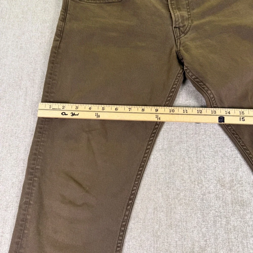 Polo Ralph Lauren Pants Mens 31x34 Brown Slim Fit Stretch Cotton Twill Trousers